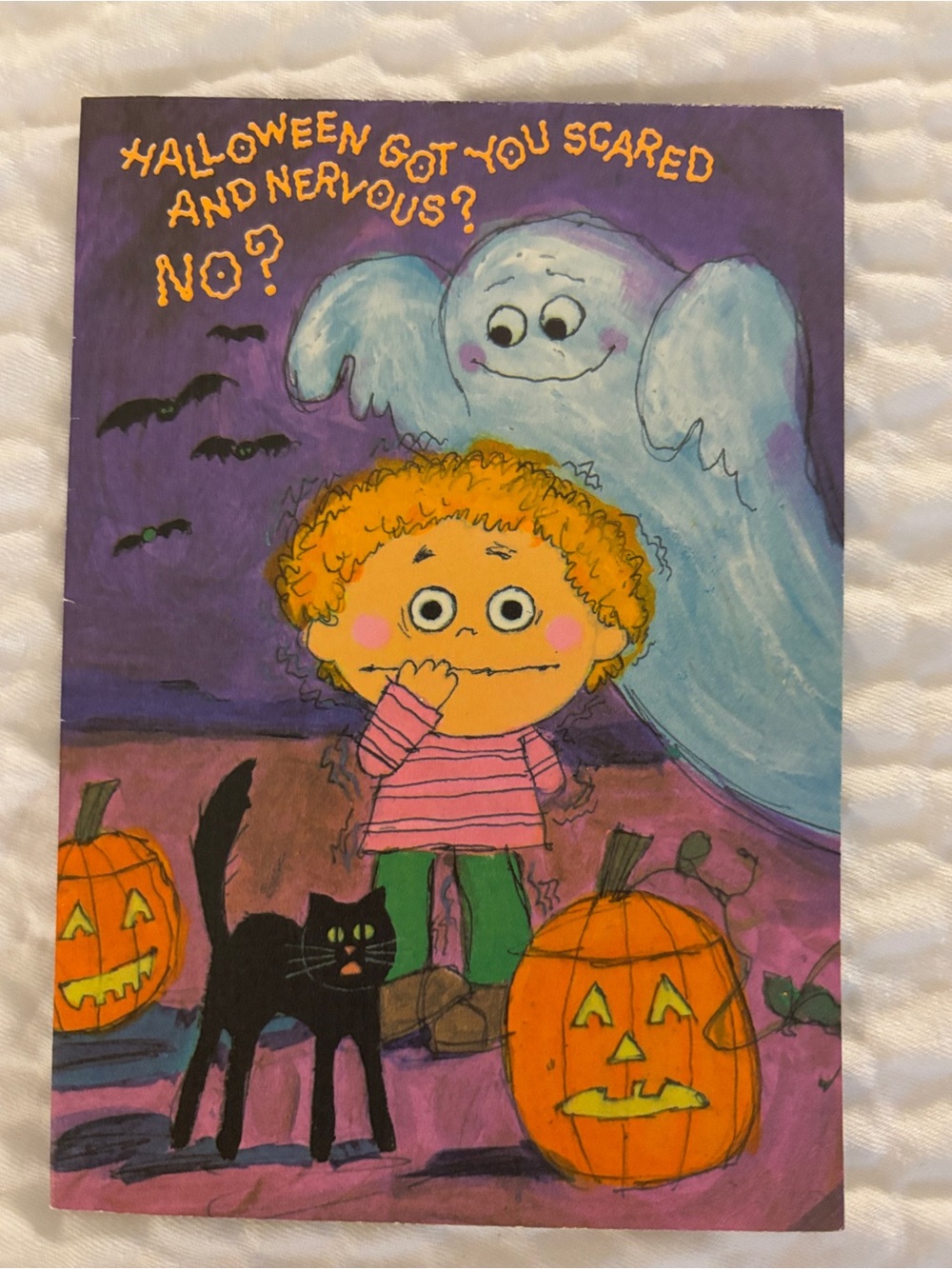 10 Vintage Halloween Cards + 1 Vintage Postcard - Picture 10 of 13